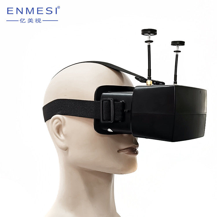 5.8G AV IN Mini FPV Drone Goggles 4.3 inch 0/120 FOV 480 * 272 Kính video