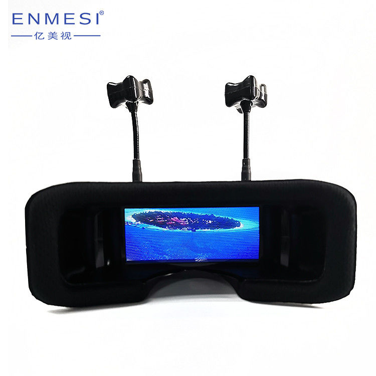 5,8G Nhận video FPV Kính không người lái Màn hình TFT Hai kính video Antenna 1,8W