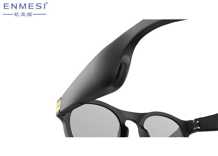 UV Resistant Augmented Reality Sunglasses Open Orientation Nylon RT90 Black Color