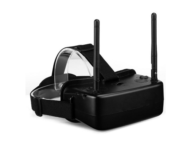 480 × 360 Pix AV IN FPV Kính bảo hộ Mini 2 inch Màn hình hai mắt 48 kênh