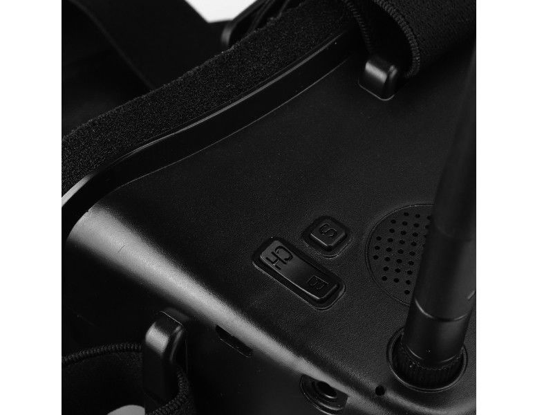 480 × 360 Pix AV IN FPV Kính bảo hộ Mini 2 inch Màn hình hai mắt 48 kênh