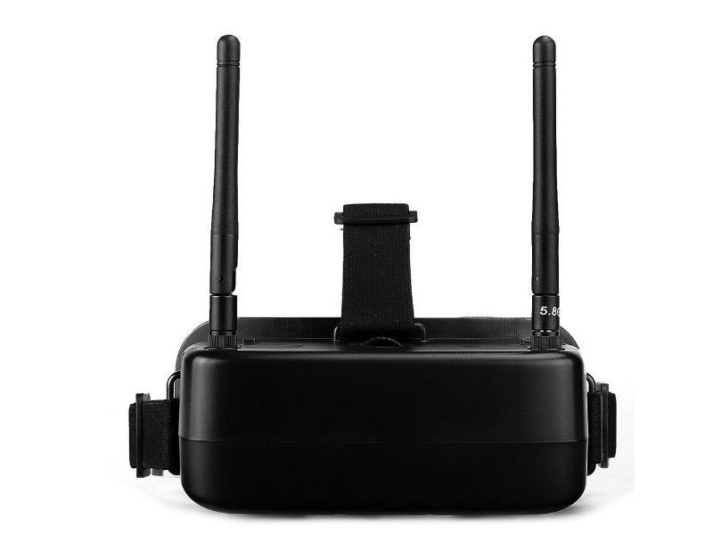 Kính hiển vi IPD FPV Drone có thể điều chỉnh Màn hình LCD hai màn hình Tần số 2 inch 5.8G