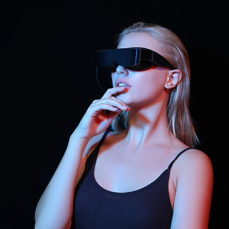 VR Glasses Mobile Cinema 68mm IPD 40° FOV 3D Video Glasses LCOS