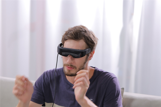 Kính thực tế VR 3D tùy chỉnh 1080P 43 độ FOV Head Mounted Display