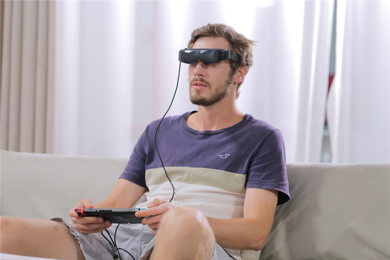 Kính 3D 1080P HDMI & TYPE C 1800 Nits VR Kính thông minh cho video / trò chơi