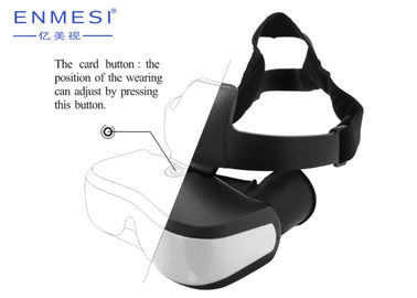 Mũ bảo hiểm thực tế ảo 3D gắn trên đầu Màn hình kép Độ phân giải cao
